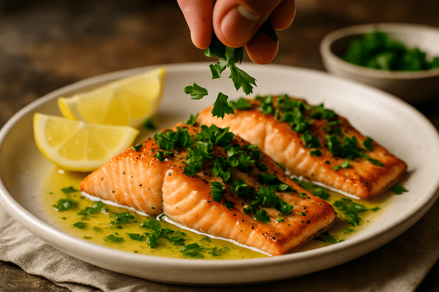 15-Minute Lemon Butter Salmon