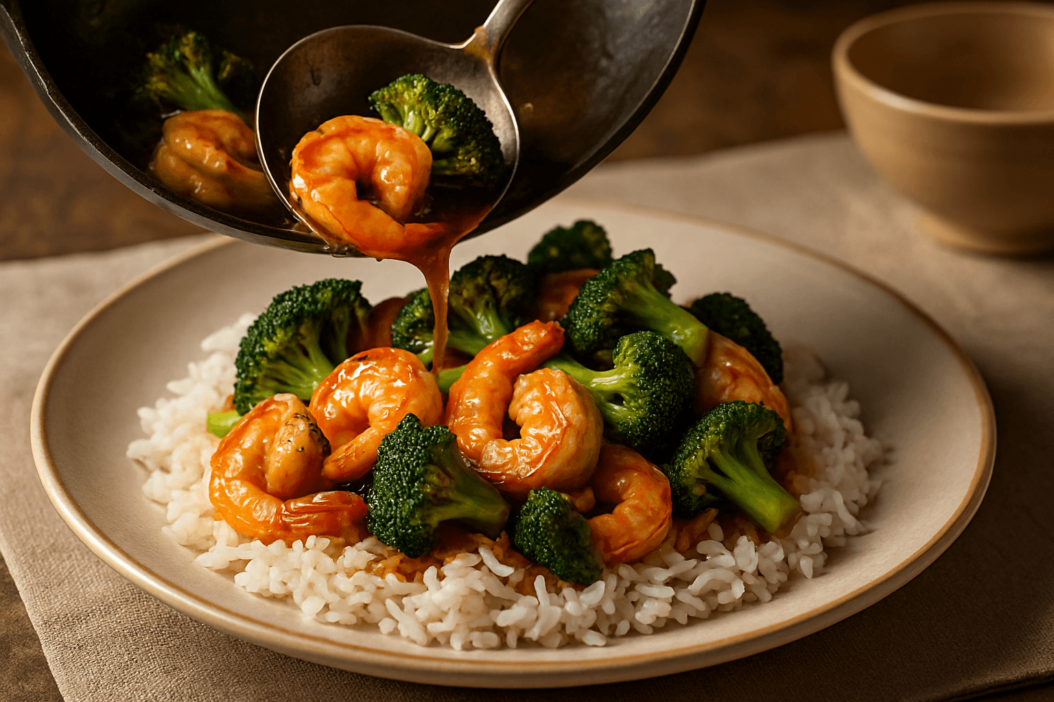 Shrimp and Broccoli Stir-Fry